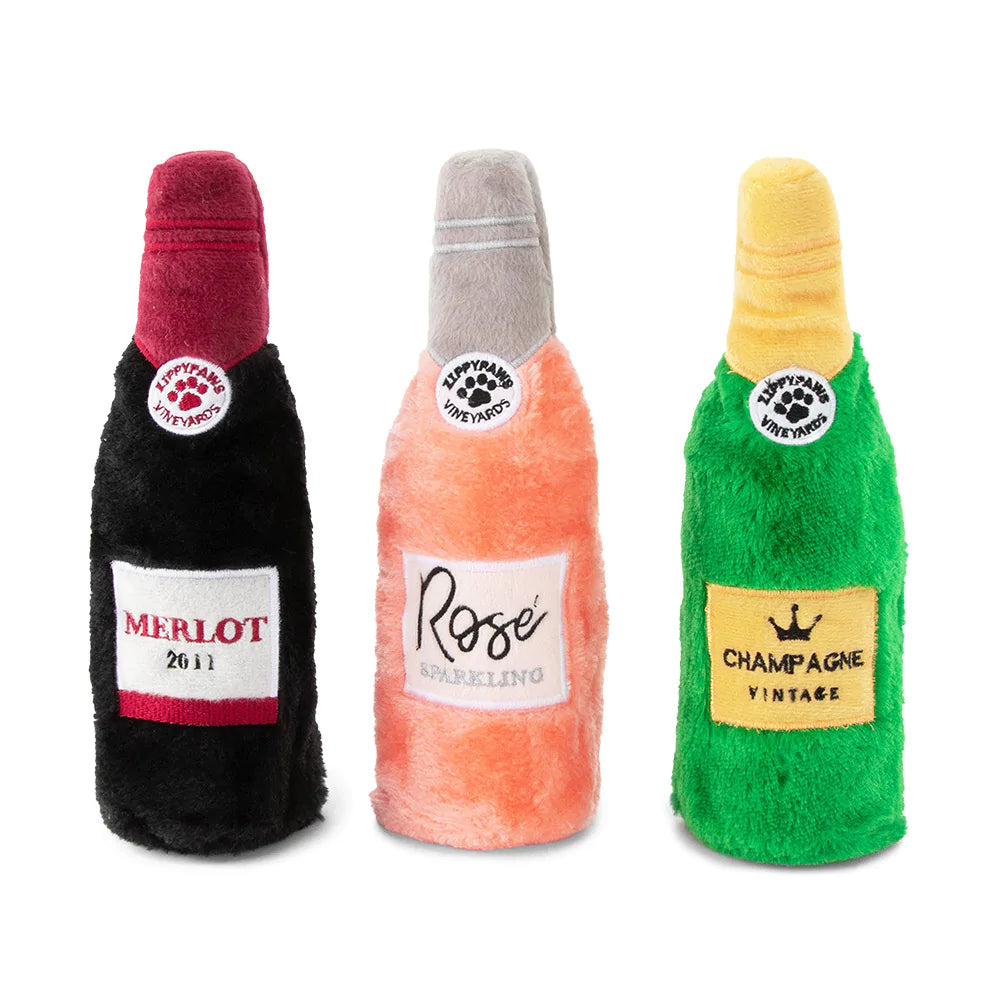 Zippy Paws Happy Hour Wine Crusherz – 3 Pack