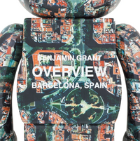 Medicom Toy BE@RBRICK - Benjamin Grant "OVERVIEW" BARCELONA 1000% Bearbrick