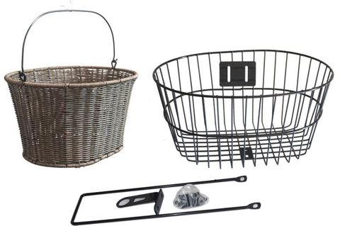 Basket Combination - Wicker Basket with Wired Frame