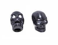 Black Skull Valve Caps