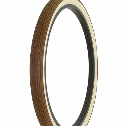 Tyre Duro 26" x 2.125" Brown/Cream Side Wall HF-120A Brick Tread