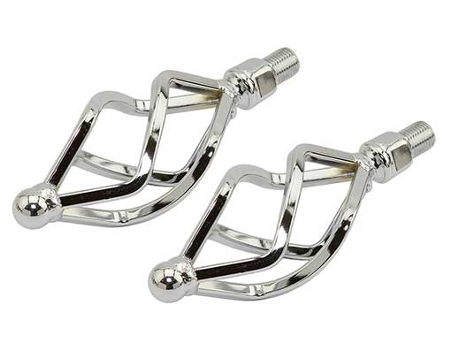 Twisted Pedals with Cage Oval 1/2