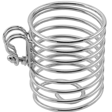 Vintage Style Lowrider Round Cup Holder Chrome