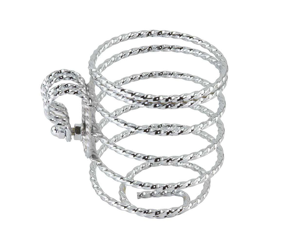 Square Twisted Cup Holder Chrome