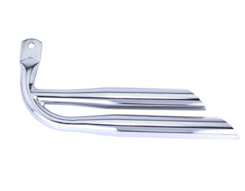 Double Oblique Muffler Chrome