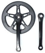 Chainwheel Crank Set 40T 170mm Black with Plastic Guard