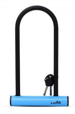 Luma U Lock Large 180 x 320mm x 12mm Black Blue