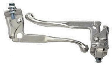 Alloy Brake Lever Set Chrome Look