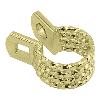 Lowrider Twisted Seatpost Clamp Outer 25.4mm Diameter 600 Gold