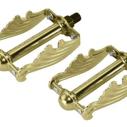 Wing Pedals 1/2" Gold