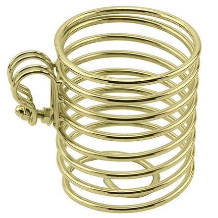 Vintage Style Lowrider Round Cup Holder Gold