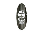 Lowrider Head Name Plate Badge Black