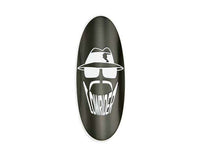 Lowrider Head Name Plate Badge Black