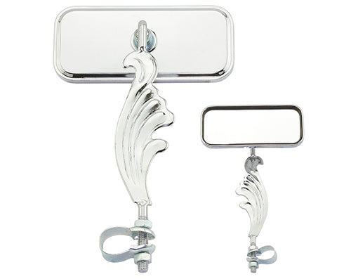 Wing Mirror Left Chrome Bicycle Accessory