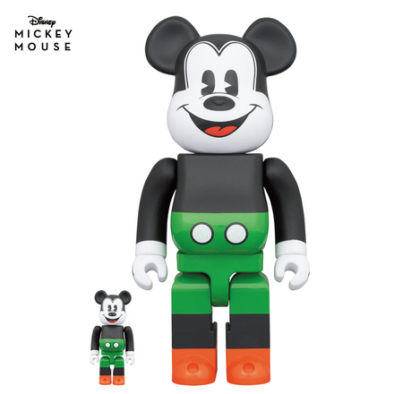Medicom Toy BE@RBRICK - Mickey Mouse 1930s Poster Version 100% & 400% Bearbrick