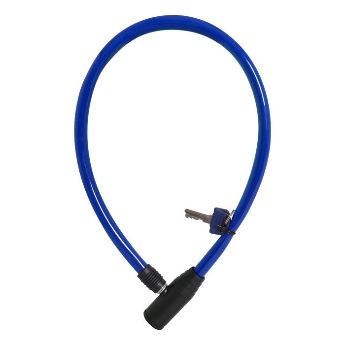 Oxford Hoop 4 Hooped Cable Lock 4mm x 600mm Blue