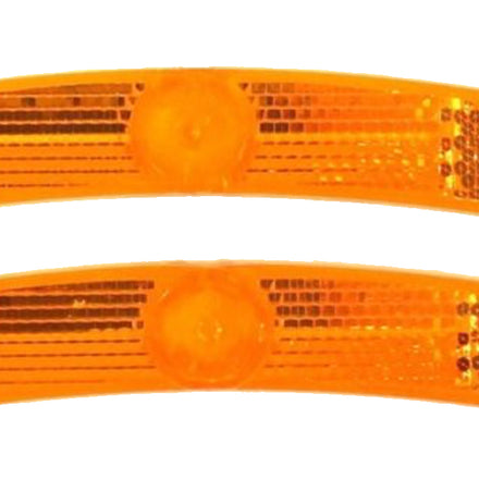 Vintage Style Wheel Reflector Orange