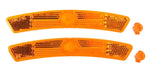 Vintage Style Wheel Reflector Orange