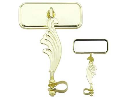 Wing Mirror Right Gold Bicycle Accessory