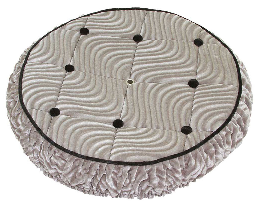 Lowrider Spare Tyre Cover Velour Silver