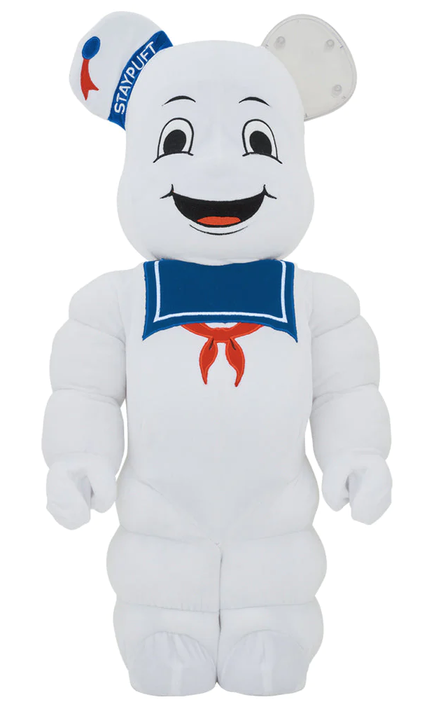 Medicom Toy BE@RBRICK - Stay Puft Marshmellow Man Puffy Costume Version 1000% Bearbrick
