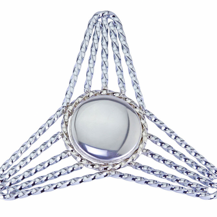 Triangle Twisted Knock Off Threadless Chrome