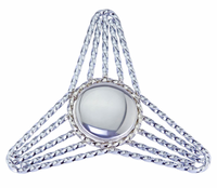 Triangle Twisted Knock Off Threadless Chrome