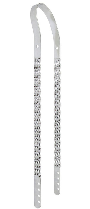 Triple Flat Twist Sissy Bar Chrome