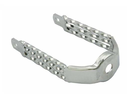 Spring Fork Triple Square Twisted Crown Chrome